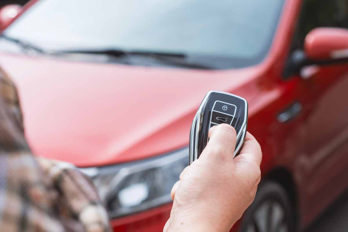 Starting a car with a remote car starter