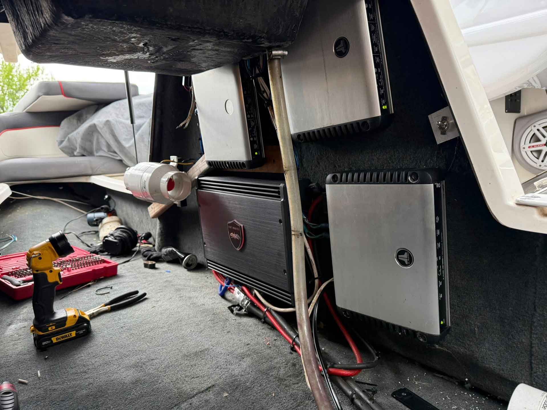 JL car audio system installed by Hear Me Coming Audio