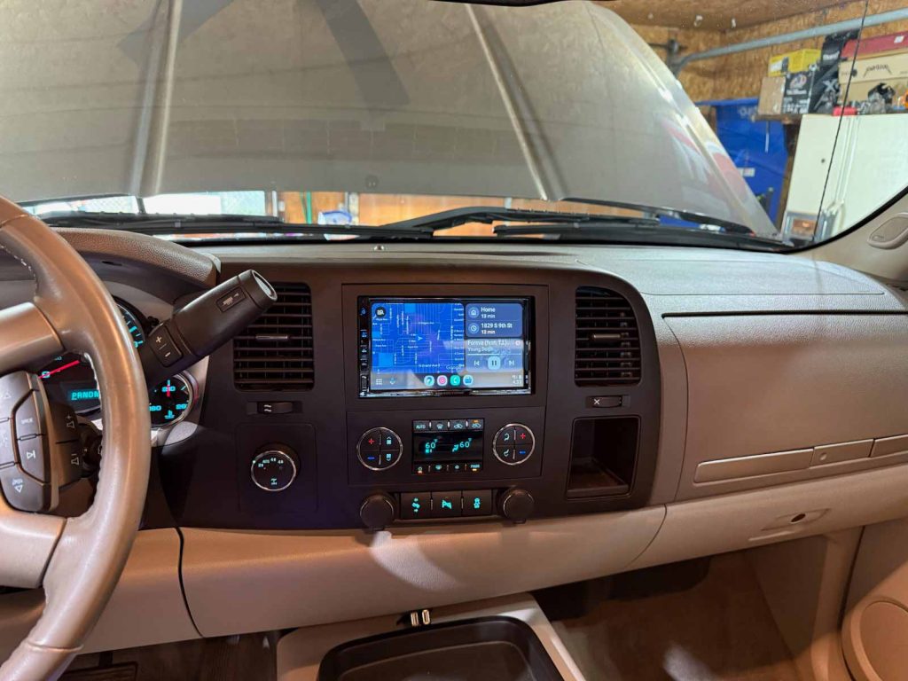 New in-dash navigation system installed by Hear Me Coming Audio