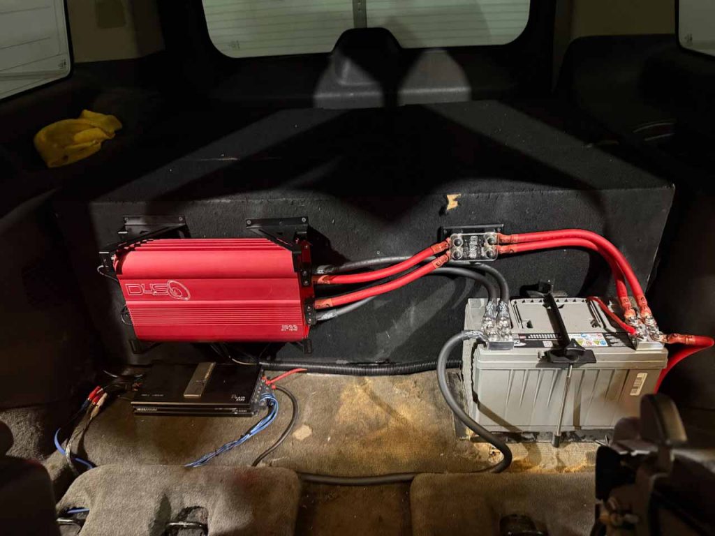 New car audio system installed by Hear Me Coming Audio